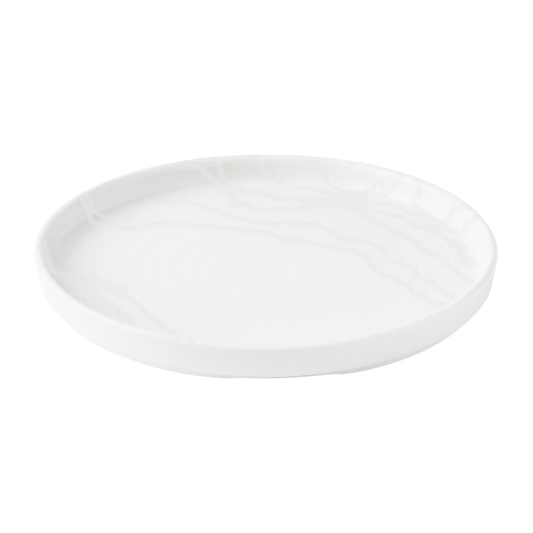 Churchill Tide Walled Plates White 260mm (6 Pack)