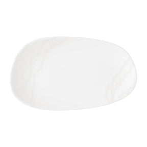 Churchill Tide Organic Oblong Plates White Opal 220x130mm (12 Pack)