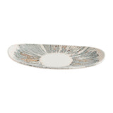 Churchill Lyra Organic Oblong Plates Pink Opal 260x150mm (12 Pack)