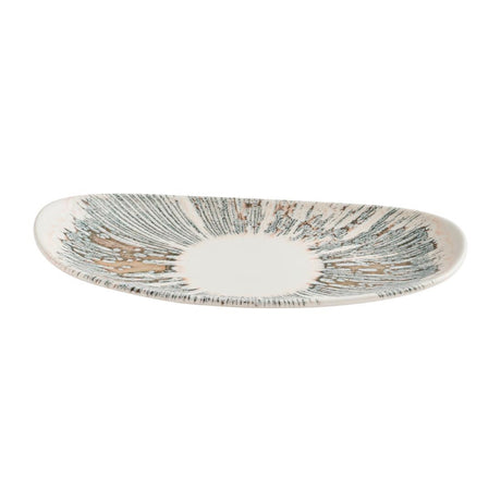 Churchill Lyra Organic Oblong Plates Pink Opal 260x150mm (12 Pack)