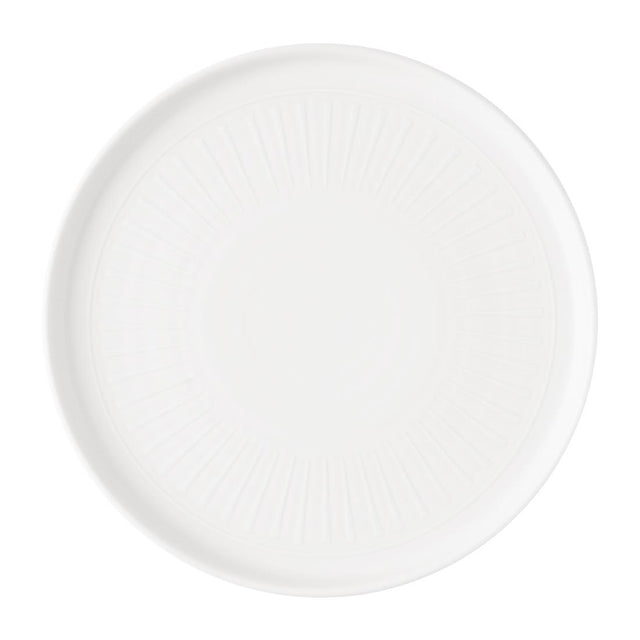 Churchill Era Walled Plates White 260mm (6 Pack)
