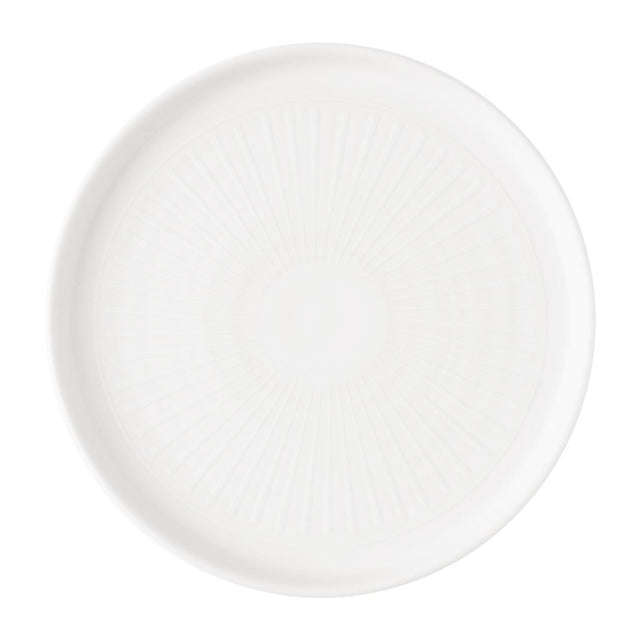 Churchill Era Walled Plates White 210mm (6 Pack)