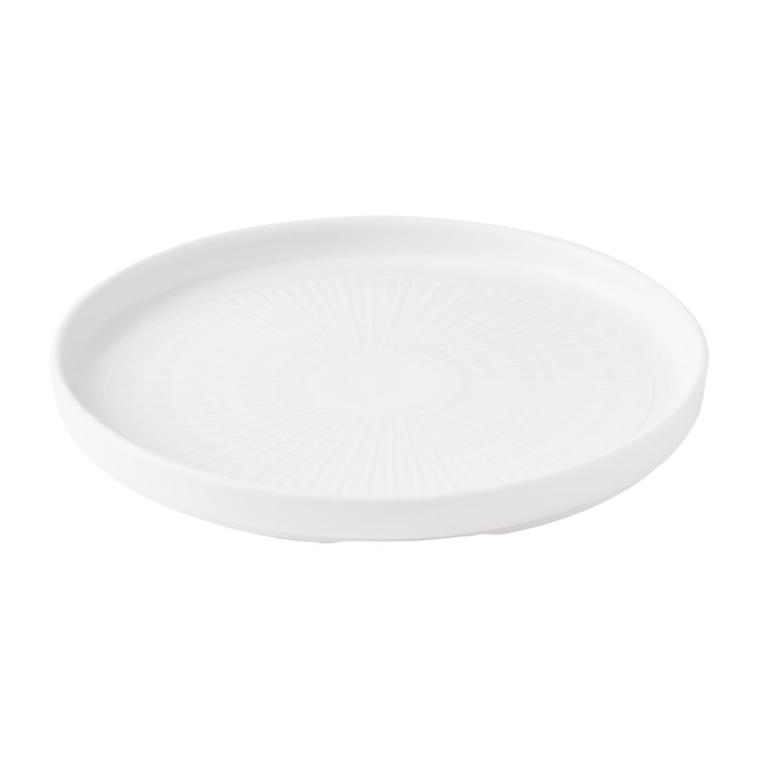 Churchill Era Walled Plates White 210mm (6 Pack)