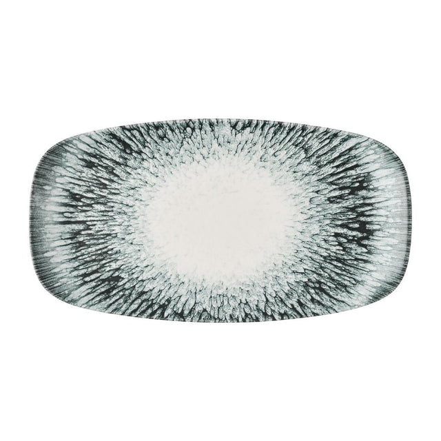 Churchill Inked Lumé Oblong Platters Black 355x189mm (6 Pack)
