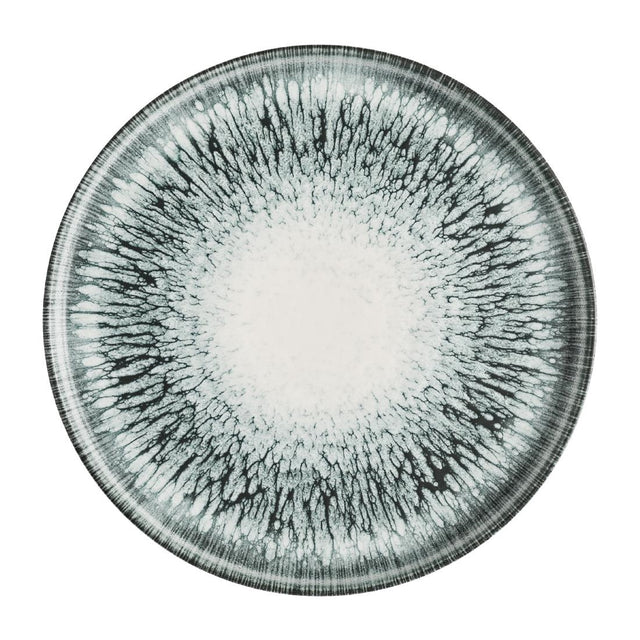 Churchill Inked Lumé Walled Plates Black 260mm (6 Pack)
