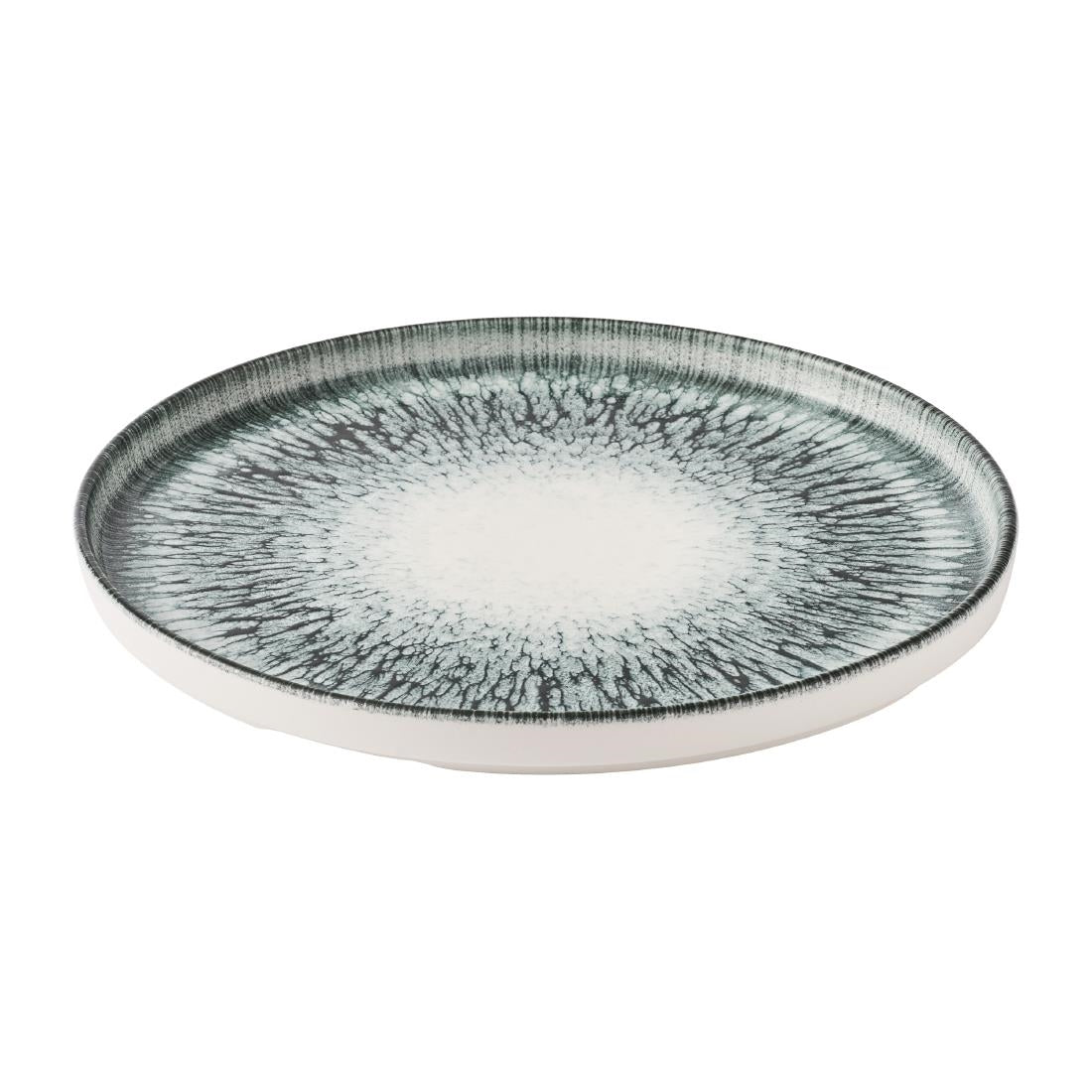 Churchill Inked Lumé Walled Plates Black 260mm (6 Pack)