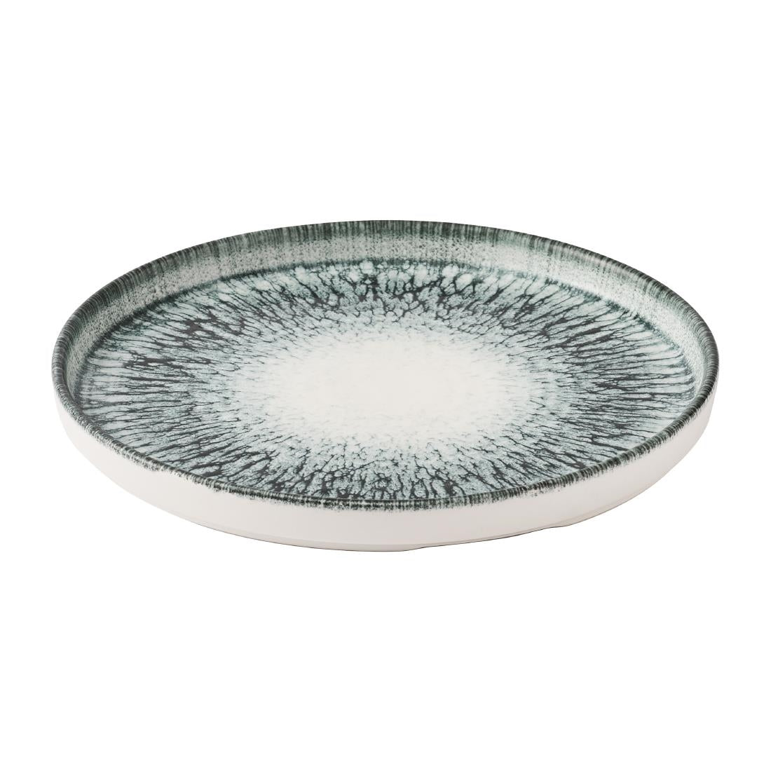 Churchill Inked Lumé Walled Plates Black 210mm (6 Pack)