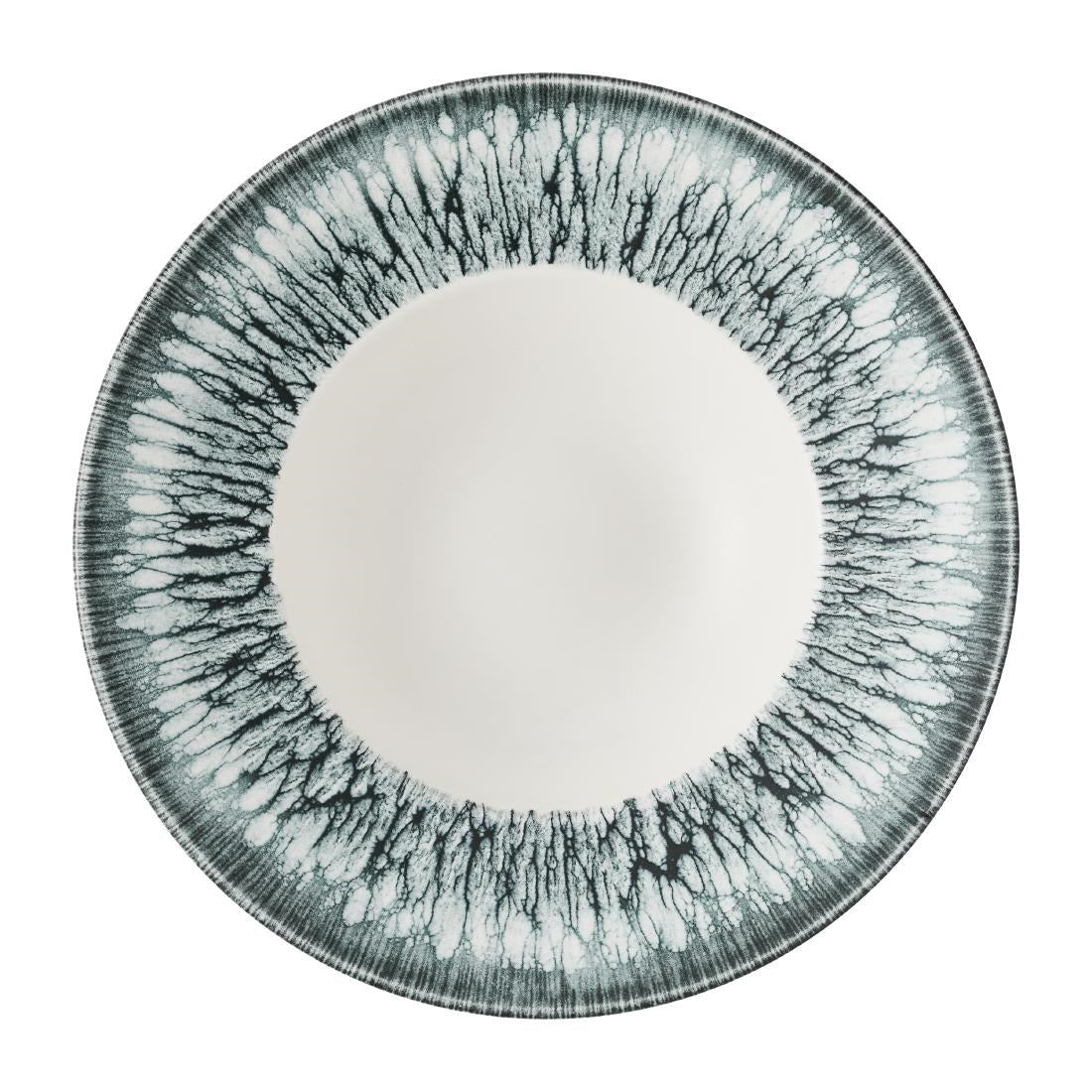 Churchill Inked Lumé Wide Rim Bowls Black 240mm (12 Pack)