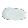 Churchill Stonecast Opal Oblong Plates Duck Egg Blue 350x185mm (6 Pack)