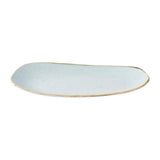 Churchill Stonecast Opal Oblong Plates Duck Egg Blue 300x150mm (12 Pack)
