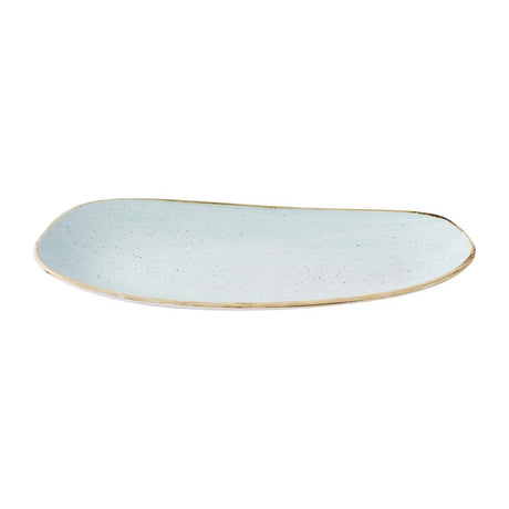 Churchill Stonecast Opal Oblong Plates Duck Egg Blue 300x150mm (12 Pack)