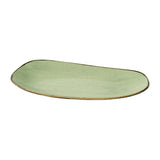 Churchill Stonecast Opal Oblong Plates Sage Green 350x185mm (6 Pack)