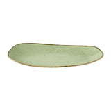 Churchill Stonecast Opal Oblong Plates Sage Green 300x150mm (12 Pack)