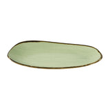 Churchill Stonecast Opal Oblong Plates Sage Green 220x130mm (12 Pack)
