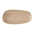 Churchill Stonecast Opal Oblong Plates Truffle 300x150mm (12 Pack)