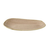 Churchill Stonecast Opal Oblong Plates Truffle 260x150mm (12 Pack)