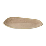 Churchill Stonecast Opal Oblong Plates Truffle 220x130mm (12 Pack)