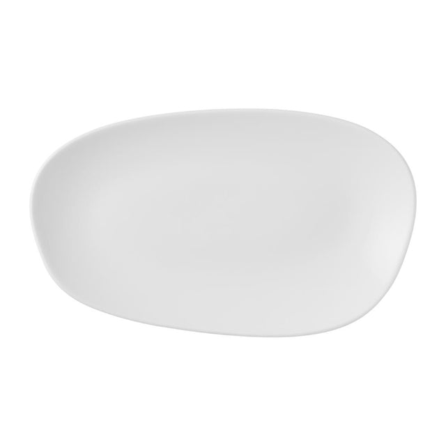 Churchill Opal Platters White 220x130mm (12 Pack)