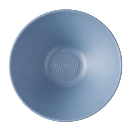 Churchill Emerge Melamine Medium Rippled Bowls Oslo Blue 227mm (6 Pack)