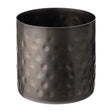 Utopia Vintage Steel Hammered Chip Cups Black 85mm (12 Pack)