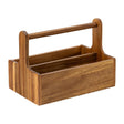 Utopia Large Wooden Table Caddy (2 Pack)