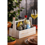 Utopia Large Wooden Table Caddy White (2 Pack)