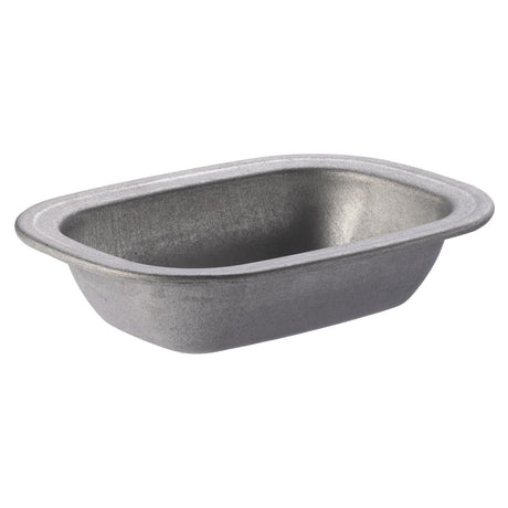 Utopia Vintage Steel Pie Dishes 180x135mm (6 Pack)