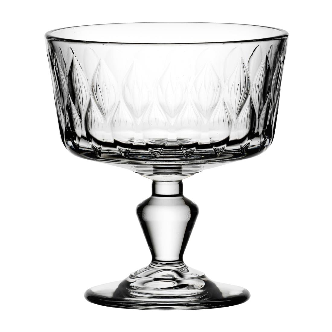 Pasabahce Leafy Ice Cream Glasses 240ml (24 Pack)