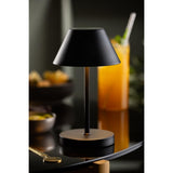 Utopia Bonaire LED Cordless Table Lamps Black 190mm (6 Pack)