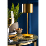 Utopia Tahiti LED Cordless Lamp Brushed Gold 260mm (6 Pack)