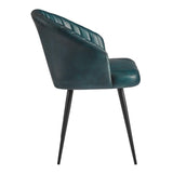 Brooklyn Leather Tub Chair Vintage Blue