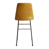 Harland Leather Bar Stool Vintage Gold