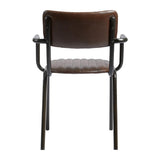 Tavo Stacking Ribbed Armchair Vintage Brown