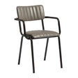Tavo Stacking Ribbed Armchair Vintage Dark Grey