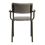 Tavo Stacking Ribbed Armchair Vintage Dark Grey