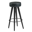 Malibu Leather Stool Vintage Grey