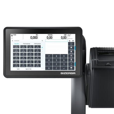 Bizerba Q1 800 Scale. Printer: 2'' Standard Labels