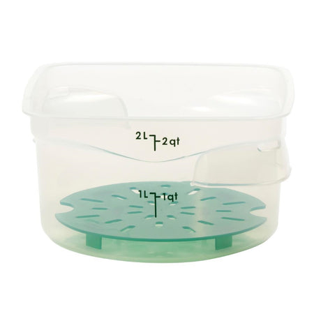 Cambro FreshPro CamRounds Drain Shelf Green