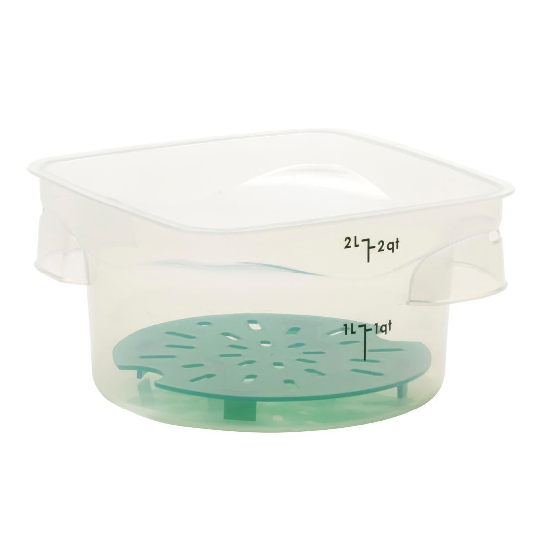 Cambro FreshPro CamRounds Drain Shelf Green