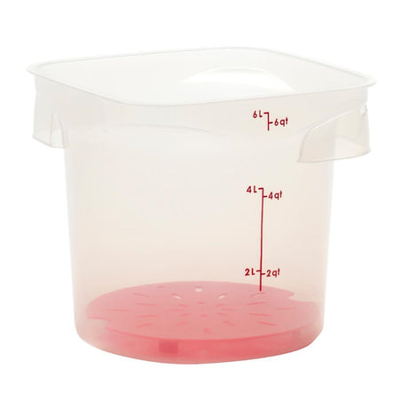 Cambro FreshPro CamRounds Drain Shelf Red