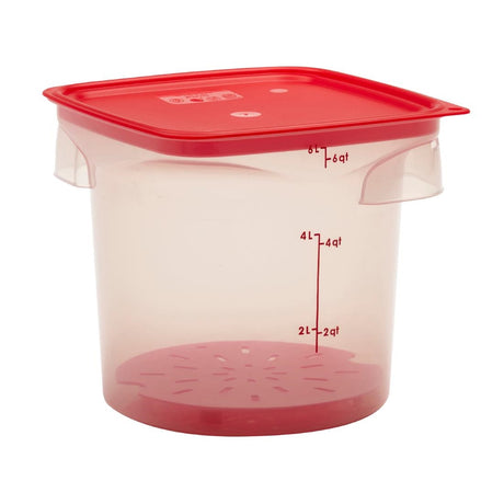 Cambro FreshPro CamRounds Drain Shelf Red