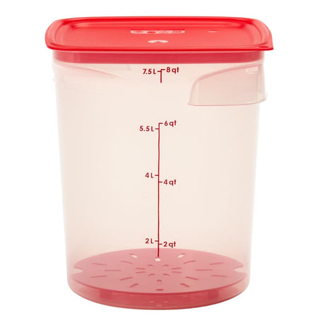 Cambro FreshPro CamRounds Drain Shelf Red