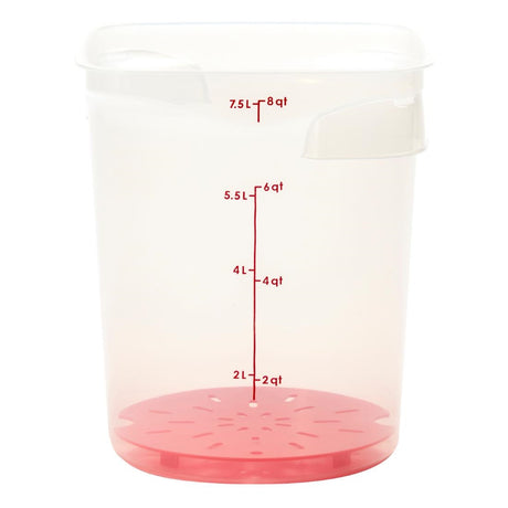 Cambro FreshPro CamRounds Drain Shelf Red