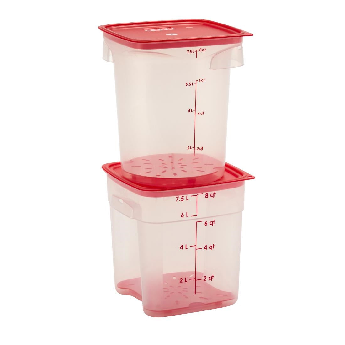 Cambro FreshPro CamRounds Drain Shelf Red