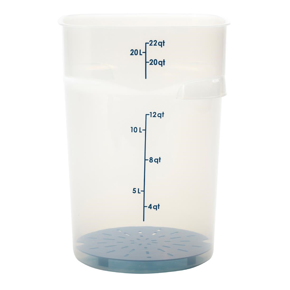 Cambro FreshPro CamRounds Drain Shelf Blue