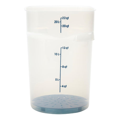 Cambro FreshPro CamRounds Drain Shelf Blue