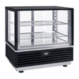 Roller Grill Countertop Display Fridge Black