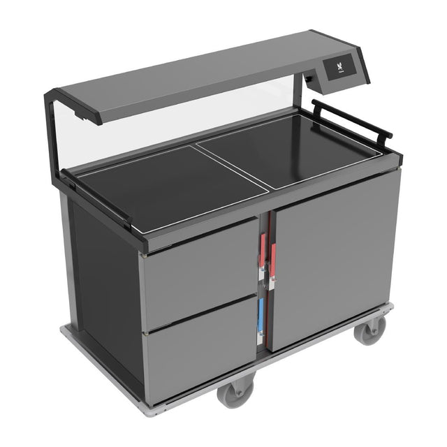Falcon Meal Delivery Trolley with Oven, Fridge & Plate Warmer F2HRP
