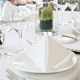 Tork LinStyle Dinner Napkins White 400x400mm (14 Pack)