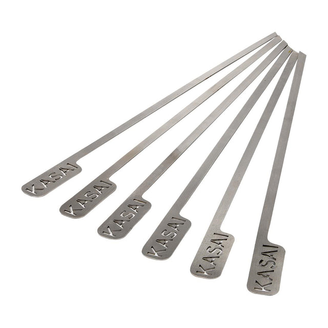 Kasai Konro Stainless Steel Skewers (6 Pack)